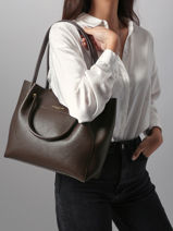 Schoudertas Foulonne Double Leder Lancaster Bruin foulonne double 20-vue-porte